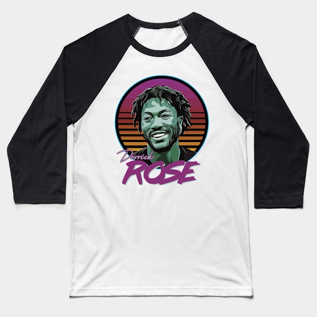 D Rose Baseball T-Shirt by Mortimermaritin